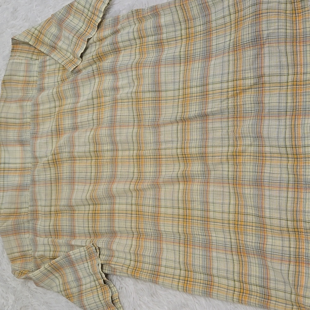 Patagonia Organic Cotton Plaid Shirt Size Xl - Picture 5 of 5